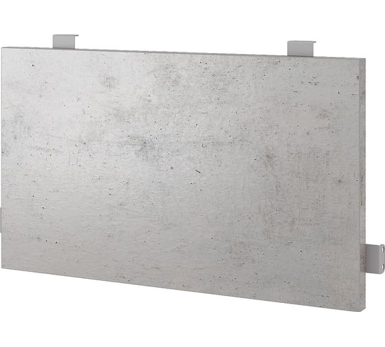 Нижний боковой подвесной экран Kobor ЛДСП EN2-140 aluminum/chicago 230359