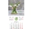 Календарь настенный перекидной 2027 г., 12 листов, 28,5х28,5 см, "Цветы", BRAUBERG 118426 7