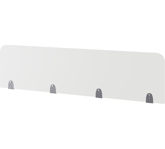 Верхний экран-перегородка Kobor ЛДСП EV-140 graphite/premium 230034