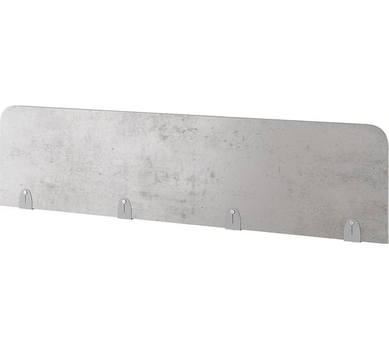 Верхний экран-перегородка Kobor ЛДСП EV-160 aluminum/chicago 230071