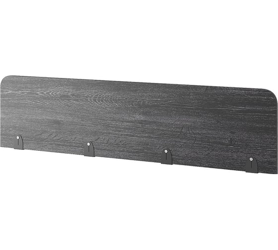 Верхний экран-перегородка Kobor ЛДСП EV-160 black/wood 230017