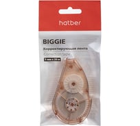 Корректирующая лента HATBER БИГГИ 5мм x 20м в пакете с европодвесом, 089175