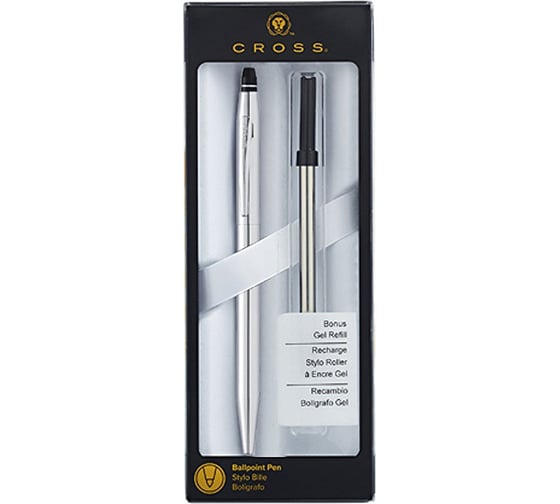 Шариковая ручка Cross Click - Chrome CT, M AT0622S-101
