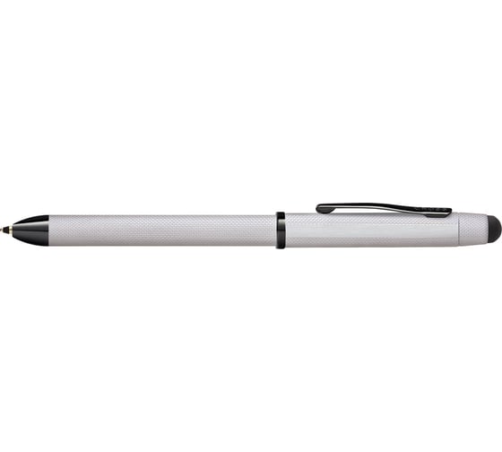 Многофункциональная ручка со стилусом Cross Tech3+Brushed Chrome AT0090-21