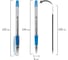 Ручка шариковая BRAUBERG с грипом i-Rite GT SKY, КОМПЛЕКТ 3 ШТ, СИНЯЯ, линия 0,2мм, 881306 9