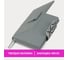 Бизнес-блокнот BRAUBERG недатированный А5 138х213мм,  Safari, под кожу, магнит, 160л, Snake, серый, 116594 3