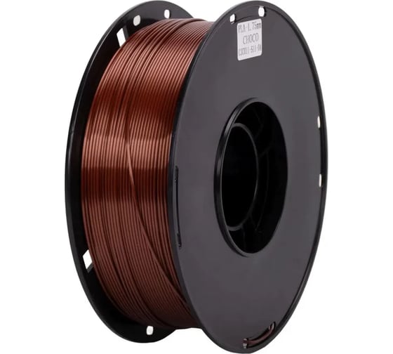 Пластик Cactus CS-3D-PLA-1KG-CHOCO PLA/1.75мм/1кг/326м/шоколадный 2162332 1