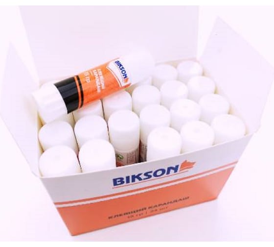 Канцелярский клей-карандаш Bikson 15 г PVA BN0465 КлеК101