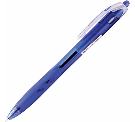 Ручка шариковая масляная автоматическая PILOT Rex Grip синяя, узел 0.7 мм, линия 0.22 мм 140814