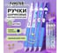 Ручки шариковые автоматические FUNSTER С УЛЬТРАМЯГКИМ ГРИПОМ COMFY GRIP, СИНИЕ, НАБОР 4 ШТ, 0,5мм 144473 2