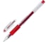 Ручка гелевая PILOT G-1 Grip, КРАСНАЯ, корпус прозрачный, 0,5мм, линия 0,25мм, BLGP-G1-5 R 141844 1