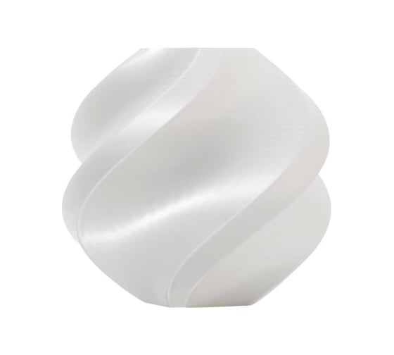 Пластик для 3D принтера Bambu Lab PLA Silk+ 1.75 мм, Белый (шёлковый), 1 кг 160266-02