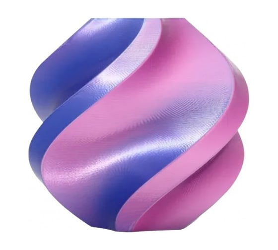 Пластик для 3D принтера Bambu Lab PLA Silk Dual Color 1.75 мм, Синий / Розовый (переходный), 1 кг 110597-04