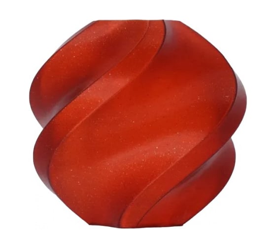 Пластик для 3D принтера Bambu Lab PLA Sparkle 1.75 мм, Красный (блестящий), 1 кг 110588-03