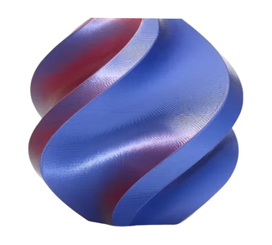 Пластик для 3D принтера Bambu Lab PLA Silk Dual Color 1.75 мм, Синий / Красный (переходный), 1 кг 110597-03