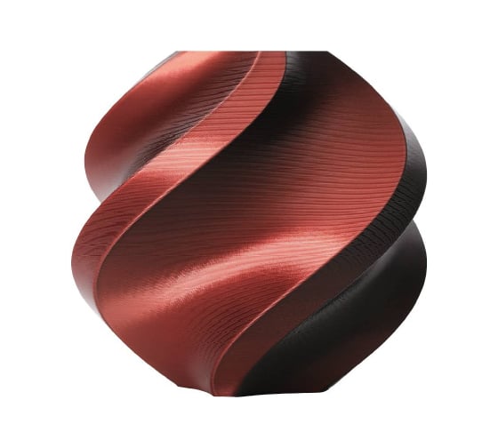Пластик для 3D принтера Bambu Lab PLA Silk Dual Color 1.75 мм, Чёрный / Красный (переходный), 1 кг 110597-05