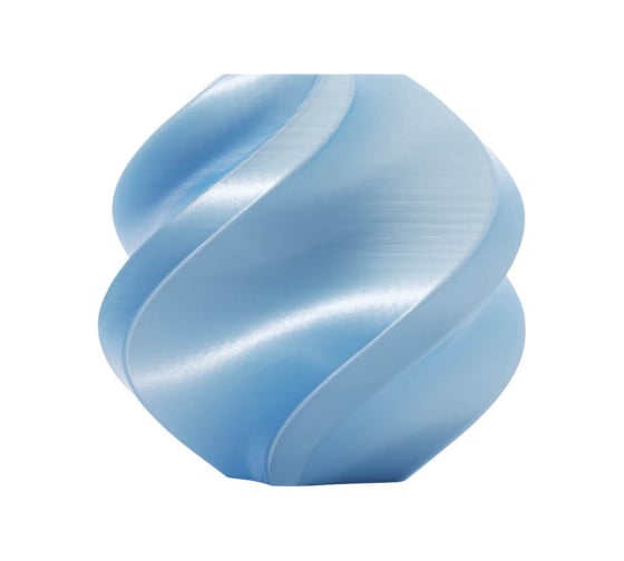 Пластик для 3D принтера Bambu Lab PLA Silk+ 1.75 мм, Голубой (шёлковый), 1 кг 160266-03