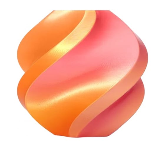 Пластик для 3D принтера Bambu Lab PLA Silk Dual Color 1.75 мм, Розовый / Золотой (переходный), 1 кг 110597-02