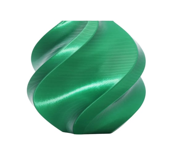 Пластик для 3D принтера Bambu Lab PLA Silk+ 1.75 мм, Зелёный (шёлковый), 1 кг 160266-04