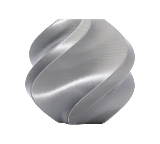 Пластик для 3D принтера Bambu Lab PLA Silk+ 1.75 мм, Серебряный (шёлковый), 1 кг 160266-10