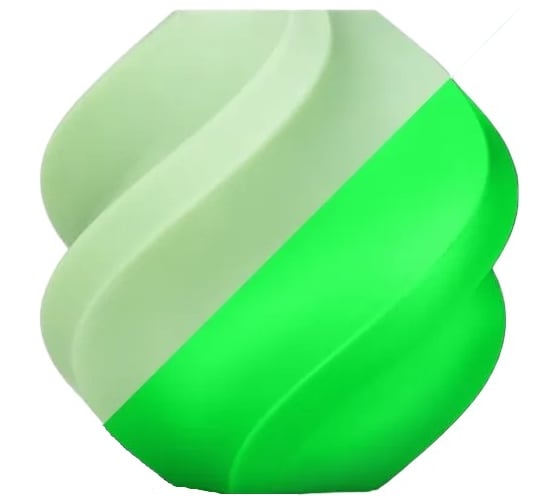 Пластик для 3D принтера Bambu Lab PLA Glow 1.75 мм, Зелёный (люминесцентный), 1 кг 110596-03