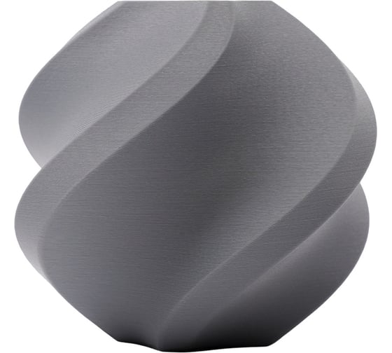 Пластик для 3D принтера Bambu Lab PLA Matte (без катушки) 1.75 мм, Серый, 1 кг 160185-19