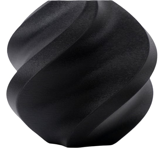 Пластик для 3D принтера Bambu Lab PLA Matte (без катушки) 1.75 мм, Чёрный, 1 кг 160185-24