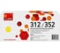Картридж EasyPrint 312A/352A/729Y для HP LJ Pro CP1025/M175A/M176/M177/Canon LBP7010 (1000 стр.) желтый, с чипом LH-CE312A/CF352A 1