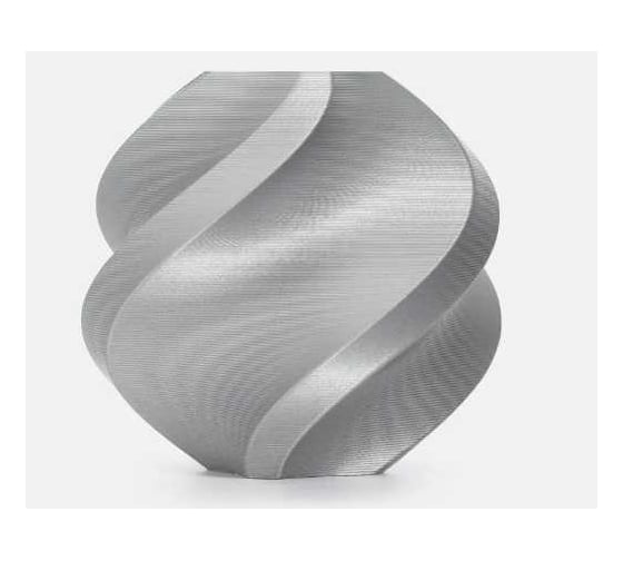 Пластик PLA Basic для 3D-принтера Bambu Lab 1.75 мм, серебряный, 1 кг, без катушки 160186-21