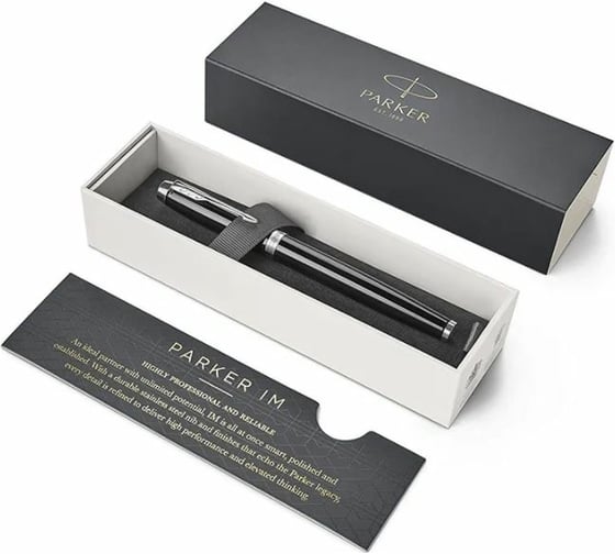 Ручка-роллер Parker IM Core - Black CT F, BL 1931658