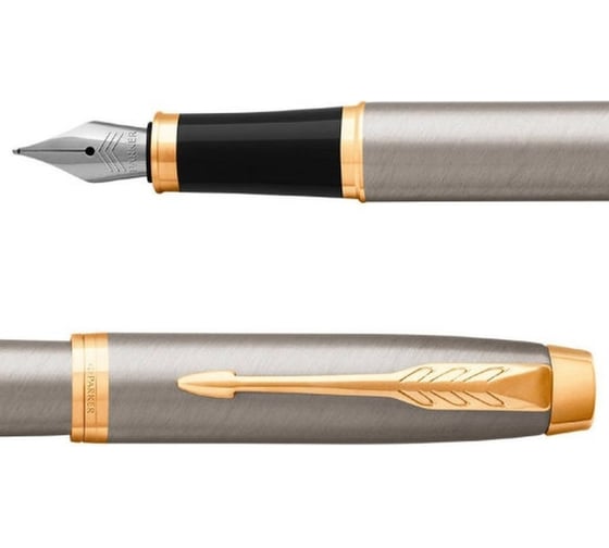 Перьевая ручка Parker IM Core - Brushed Metal GT F 1931649
