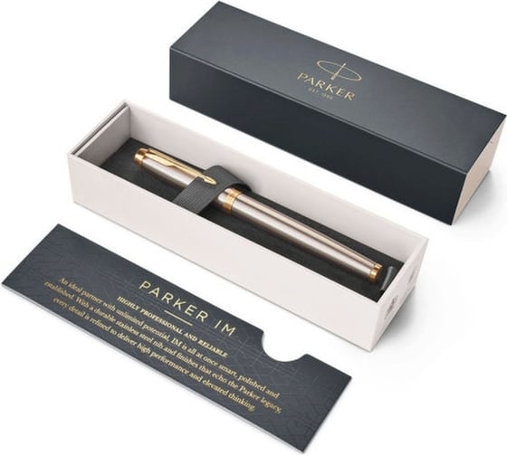 Перьевая ручка Parker IM Core - Brushed Metal GT F 1931649