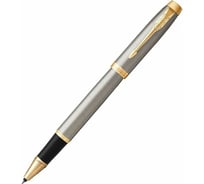 Ручка-роллер Parker IM Core - Brushed Metal GT F, BL 1931663