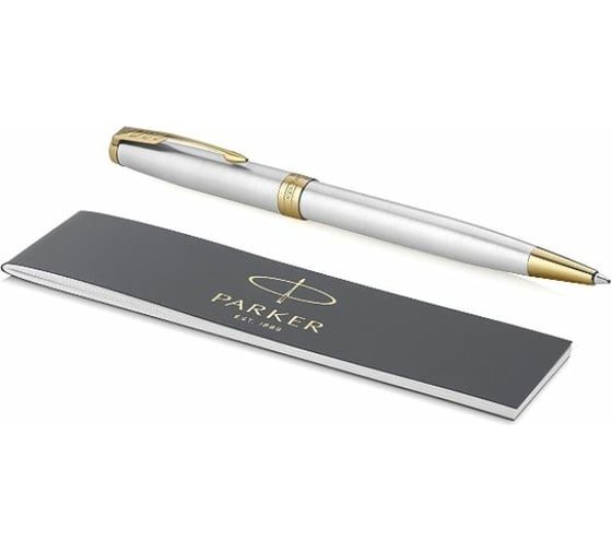Шариковая ручка Parker Sonnet Core - Stainless Steel GT M, BL 1931507