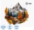 Коврик для мыши Cactus Autumn mountains 220x180x2мм (CS-MPC-P10XS) 2162820 1