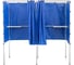 Кабина для голосования двухсекционная Rusbarrier KG-2 BLUE + сумка 2