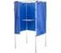 Кабина для голосвания односекционная Rusbarrier KG-1 BLUE + сумка 1