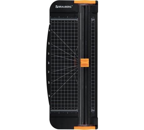 Резак роликовый BRAUBERG SUPER PLUS A4, 12 л, 310 мм, линейка для реза, +3 лезвия в подарок 533369