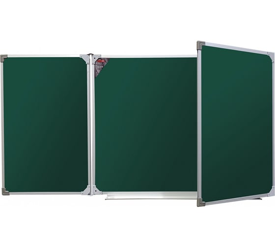 Раздвижная система досок BoardSYS Вариант III магнитно-маркерная, 120x400 см 30РСДIII1-400Ф