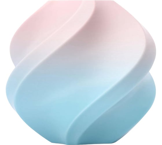 Пластик для 3D-принтера Bambu Lab PLA Basic Gradient 1.75 мм, голубой / розовый, 1 кг 110590-08