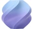 Пластик для 3D-принтера Bambu Lab PLA Basic Gradient 1.75 мм, фиолетовый / голубой, 1 кг 110590-06 1