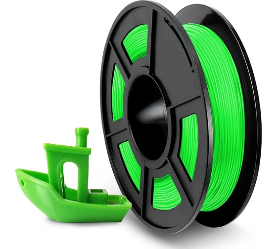 Филамент для 3D-печати NV Print TPU Green, диаметр 1.75 мм, масса 0.5 кг NV-3D-TPU-GREEN