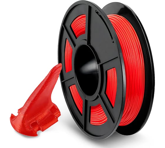 Филамент для 3D-печати NV Print TPU Red, диаметр 1.75 мм, масса 0.5 кг NV-3D-TPU-RED