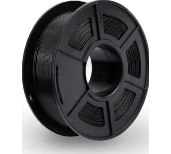 Филамент для 3D-печати NV Print PLA Carbon Fiber черный с карбоновыми волокнами, диаметр 1.75 мм, длина 330 м, 1 кг NV-3D-PLA-CARBON-FIBER