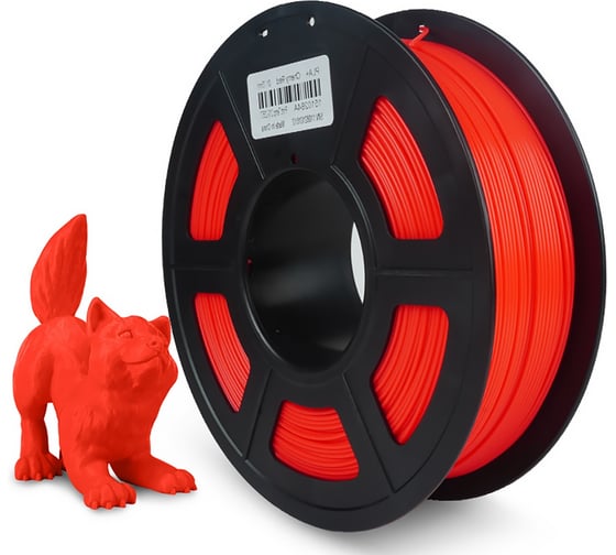 Филамент для 3D-печати NV Print PETG Cherry Red вишнево-красный, диаметр 1.75 мм, 1 кг NV-3D-PETG-CHERRY-RED
