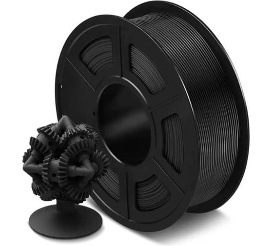 Филамент для 3D-печати NV Print ASA Black черный, диаметр 1.75 мм, 1 кг NV-3D-ASA-BLACK