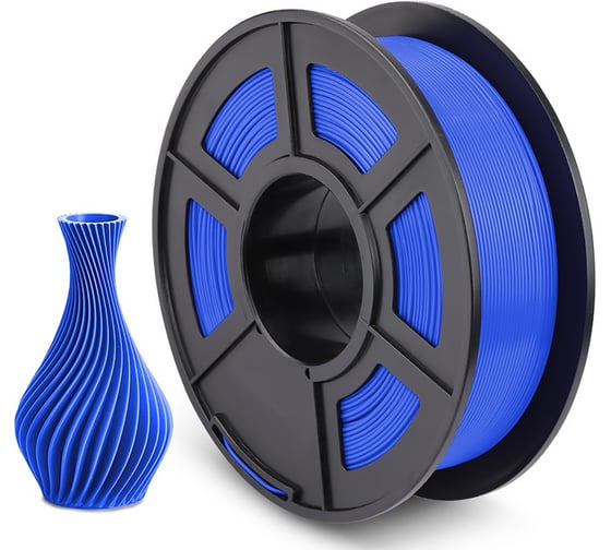 Филамент для 3D-печати NV Print PLA Blue синий, диаметр 1.75 мм, 1 кг NV-3D-PLA-BLUE