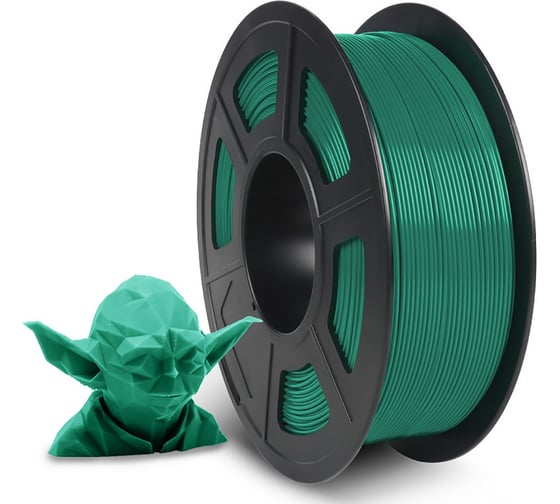 Филамент для 3D-печати NV Print PLA GrassGreen травянисто-зеленый, диаметр 1.75 мм, длина 330 м, 1 кг NV-3D-PLA-GRASSGREEN