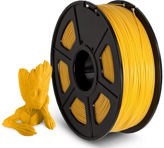 Филамент для 3D-печати NV Print ABS Light Gold светло-золотой, диаметр 1.75 мм, 1 кг NV-3D-ABS-LIGHT-GOLD