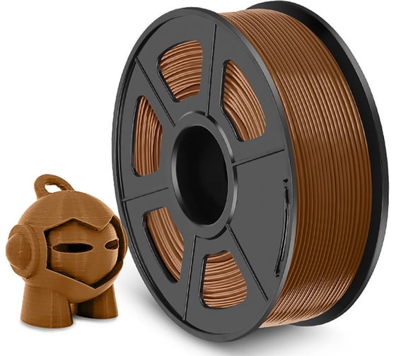 Филамент для 3D-печати NV Print PETG Coffee кофейный, диаметр 1.75 мм, 1 кг NV-3D-PETG-COFFEE